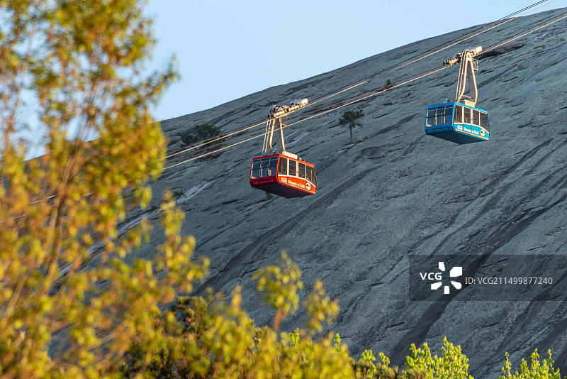 石山公园瑞士缆车图片素材
