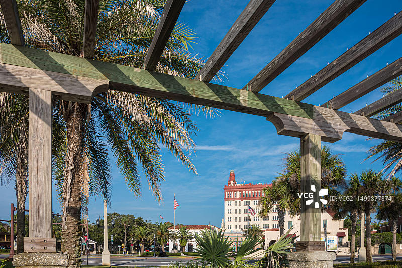 美国佛罗里达州圣奥古斯丁老城景色图片素材