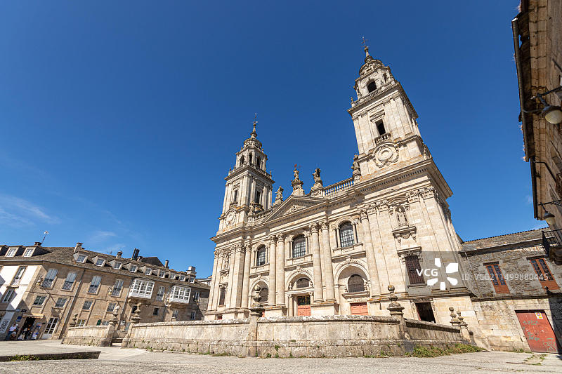 西班牙卢戈圣玛丽亚大教堂图片素材