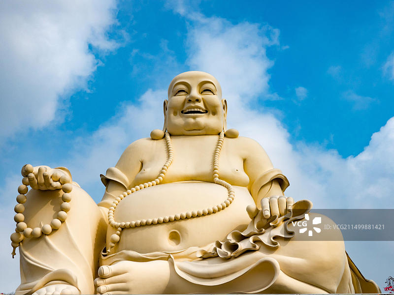 越南美萩市永长寺巨型佛像图片素材
