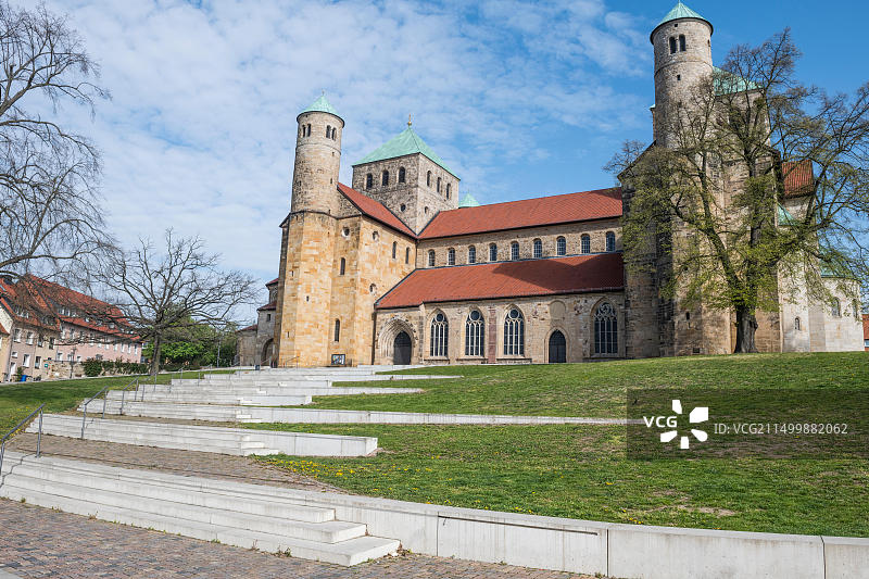 德国希尔德斯海姆圣米迦勒教堂（联合国教科文组织世界遗产）图片素材