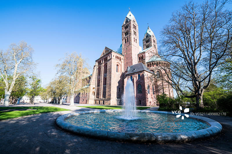 施佩尔大教堂，联合国教科文组织世界遗产，德国莱茵兰-普法尔茨图片素材