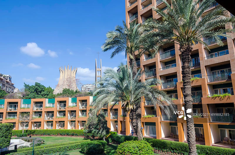 开罗万豪酒店及奥马尔·海亚姆赌场花园景观房图片素材