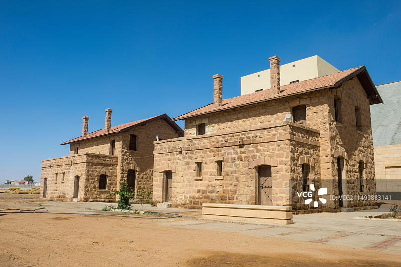 沙特阿拉伯塔布克汉志铁路车站，中东图片素材