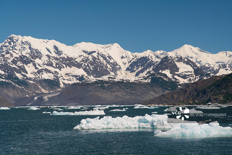 威廉王子湾，楚加奇国家森林，阿拉斯加图片素材