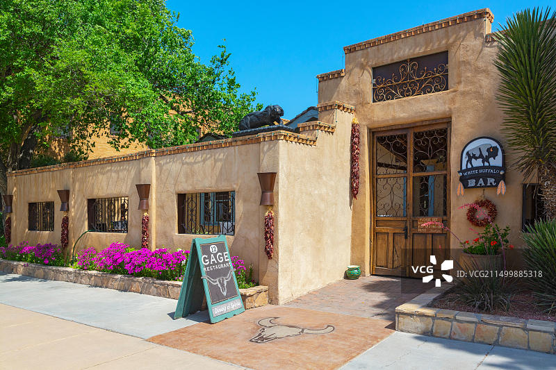 得克萨斯州布鲁斯特县马拉松盖奇酒店图片素材