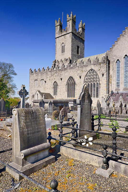 爱尔兰利默里克郡利默里克市，圣玛丽爱尔兰教堂大教堂，也称为利默里克大教堂图片素材