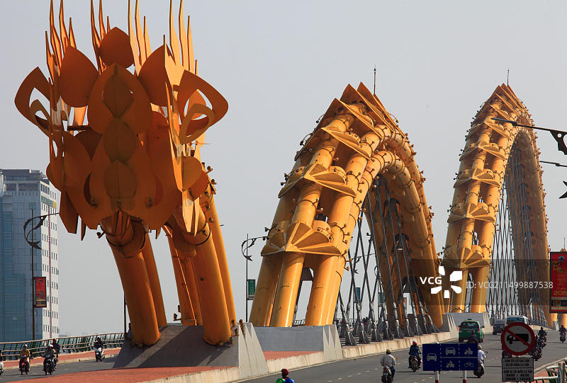 越南岘港龙桥图片素材