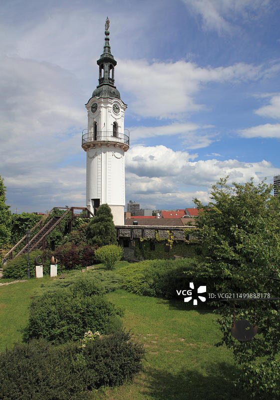 匈牙利维斯普雷姆消防瞭望台图片素材