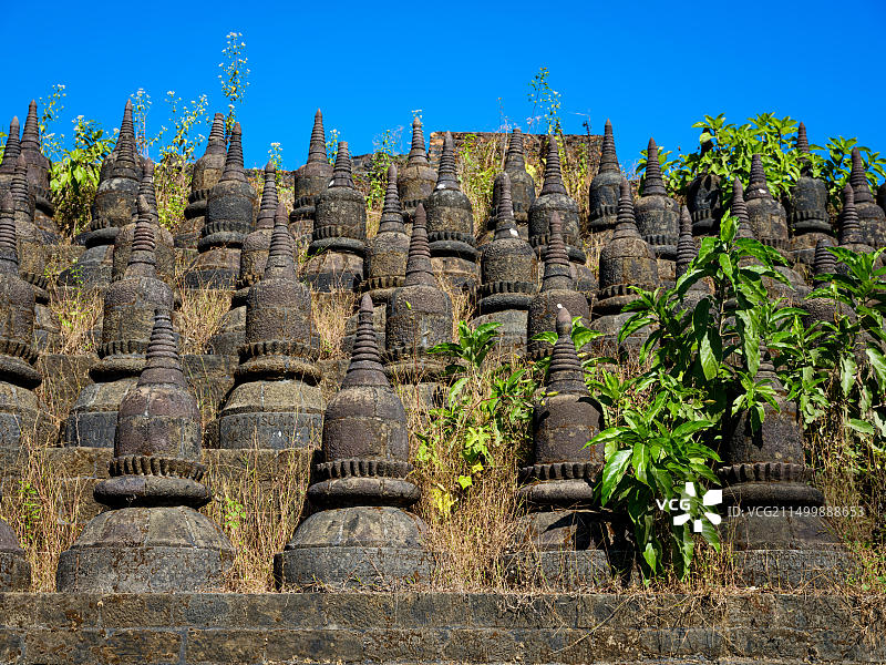 缅甸妙乌：克塔昂佛塔外景图片素材