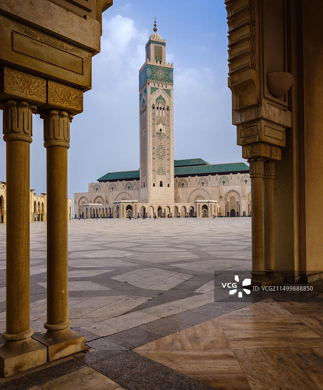 卡萨布兰卡哈桑二世清真寺精美图片图片素材
