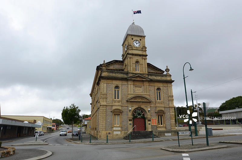 西澳大利亚奥尔巴尼约克街市政厅图片素材