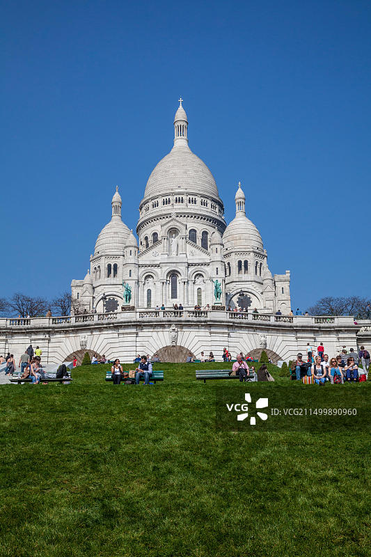 巴黎圣心圣殿图片素材
