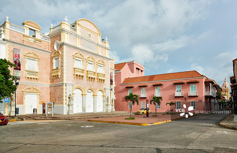 埃雷迪亚剧院：哥伦比亚卡塔赫纳图片素材