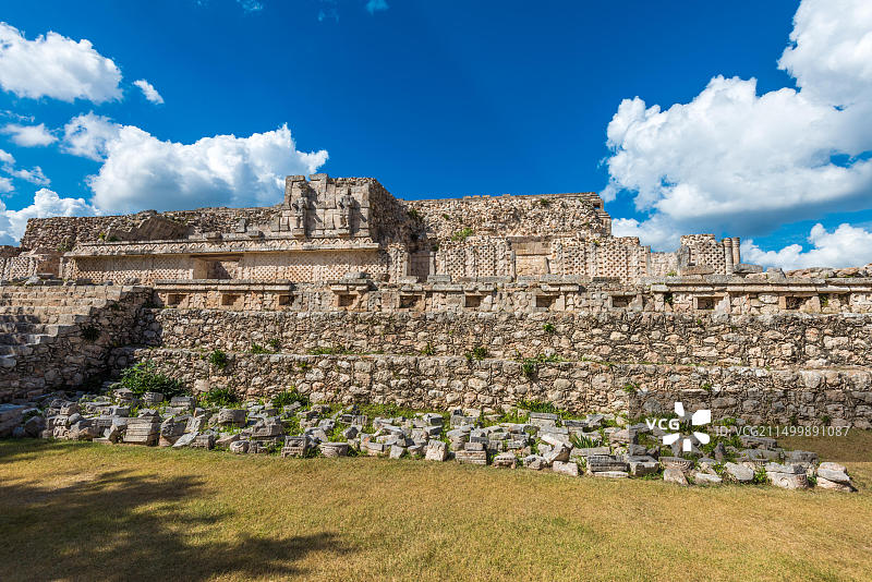 墨西哥尤卡坦玛雅遗址卡巴图片素材