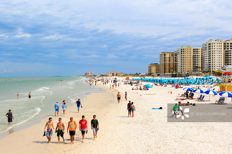 美国佛罗里达州清水海滩图片素材