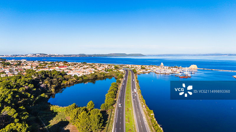 法国 贝尔湖 Étang de Berre图片素材