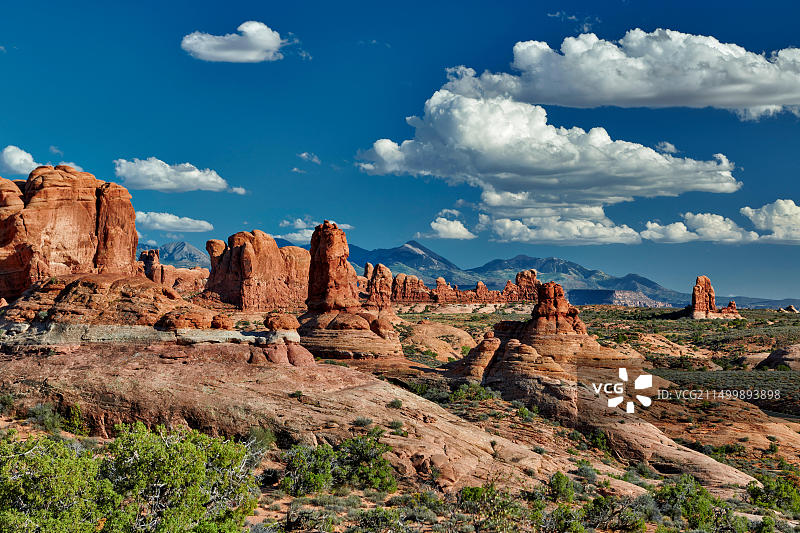 伊甸园：美国犹他州拱门国家公园图片素材