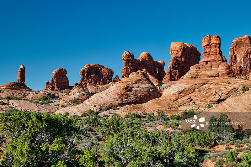 伊甸园：美国犹他州拱门国家公园图片素材