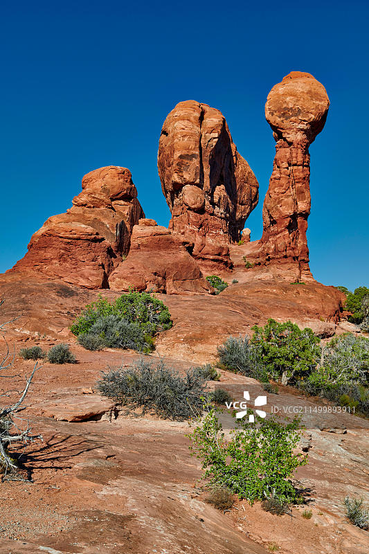 伊甸园：美国犹他州拱门国家公园图片素材