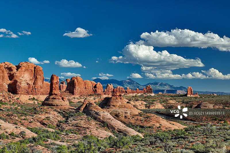 伊甸园：美国犹他州拱门国家公园图片素材