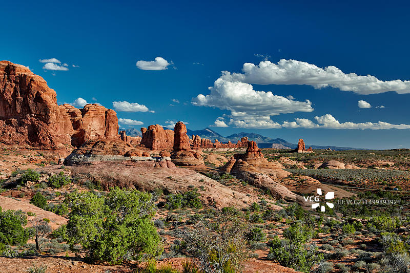 伊甸园：美国犹他州拱门国家公园图片素材