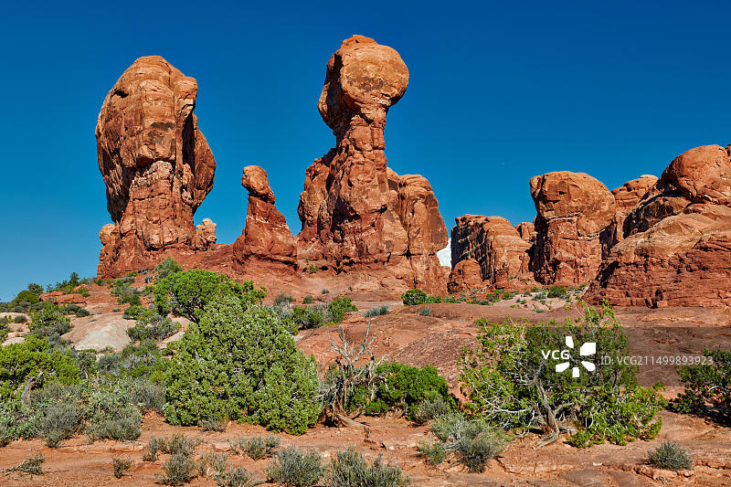 伊甸园：美国犹他州拱门国家公园图片素材