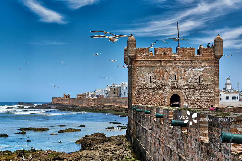 索维拉城堡，联合国教科文组织世界遗产，摩洛哥，非洲图片素材