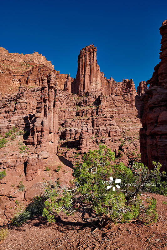 费舍尔塔，摩押，犹他州，美国，北美图片素材