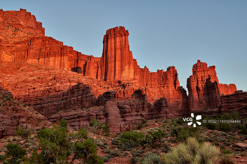 费舍尔塔，摩押，犹他州，美国，北美图片素材