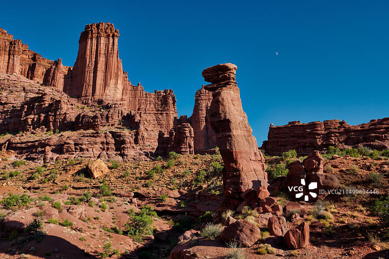 费舍尔塔，摩押，犹他州，美国，北美图片素材