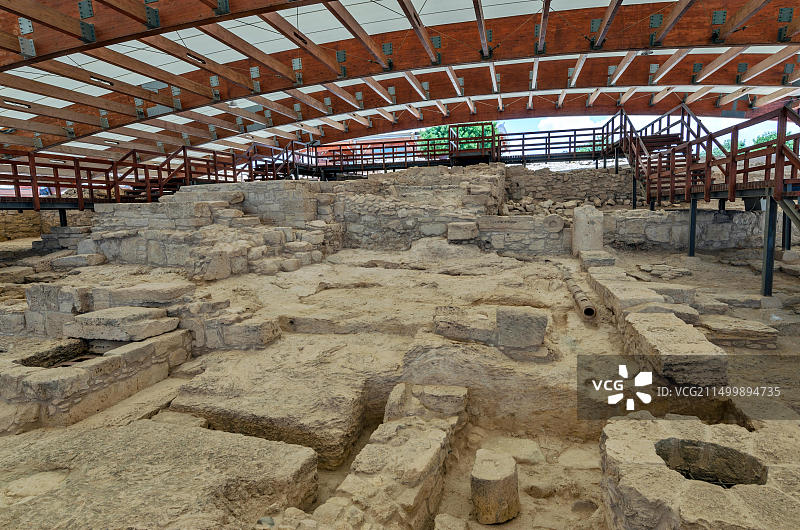 库里翁古城尤斯托利奥斯故居遗址，塞浦路斯图片素材