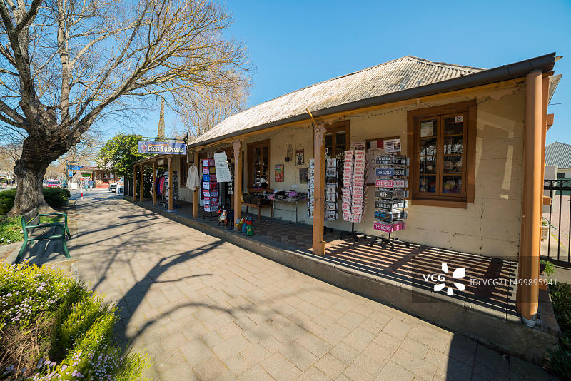 南澳大利亚风景如画的阿德莱德山区的汉多夫图片素材