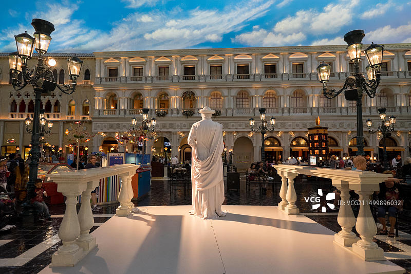 拉斯维加斯的威尼斯人酒店图片素材