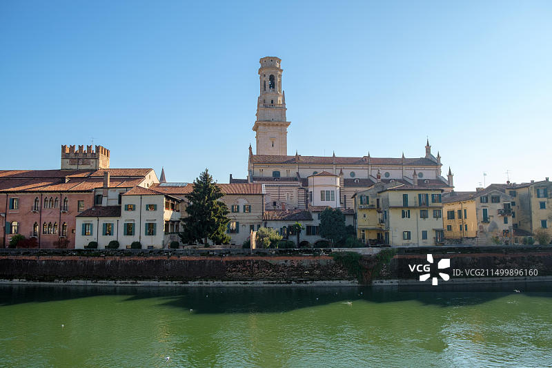 意大利维罗纳市圣玛丽亚主教堂图片素材