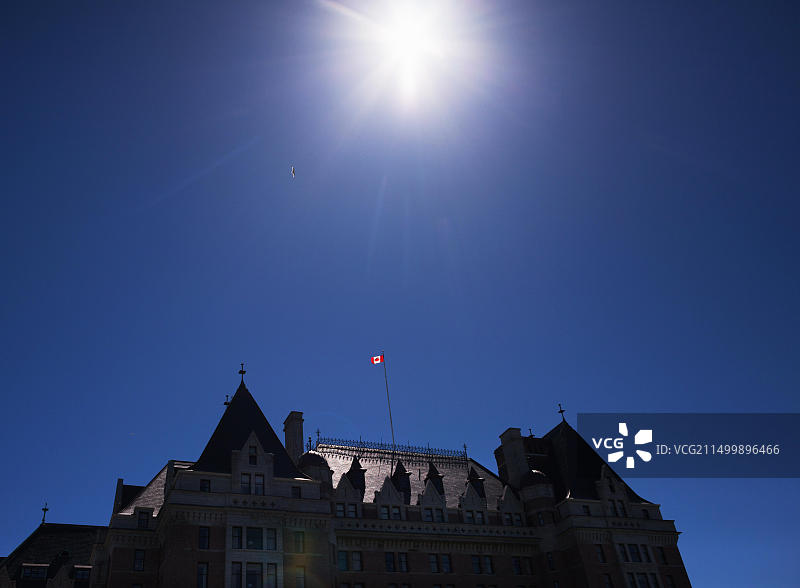 加拿大维多利亚市的皇后酒店图片素材