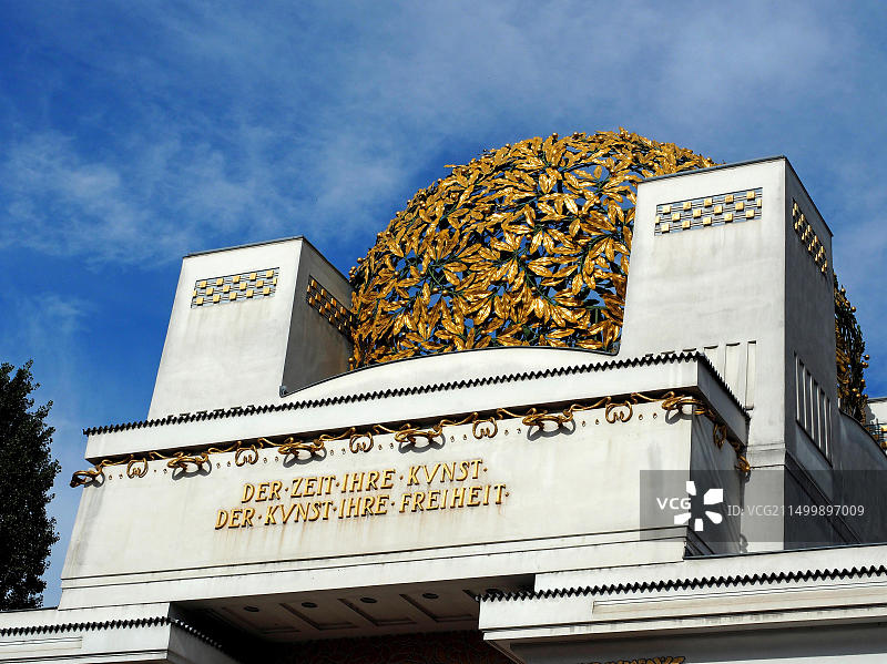 维也纳分离派展览馆，奥地利图片素材
