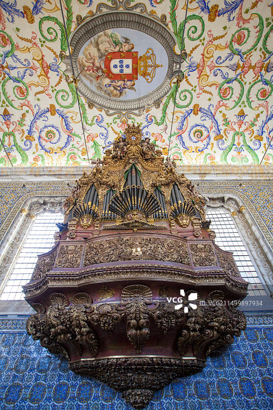 科英布拉大学圣米格尔礼拜堂，葡萄牙科英布拉图片素材