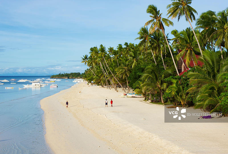 菲律宾维萨亚斯群岛薄荷岛邦劳岛阿罗娜海滩图片素材