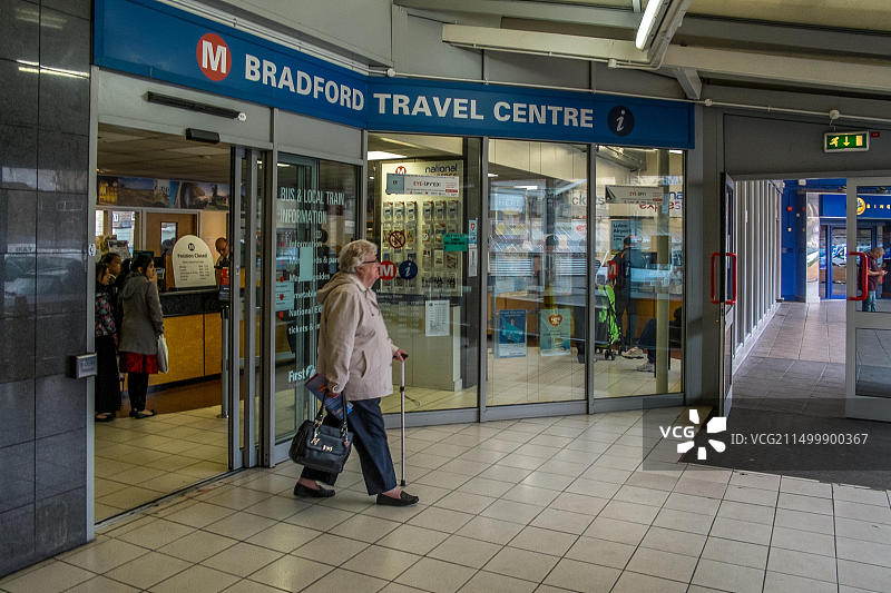 布拉德福德地铁站的布拉德福德旅行中心图片素材