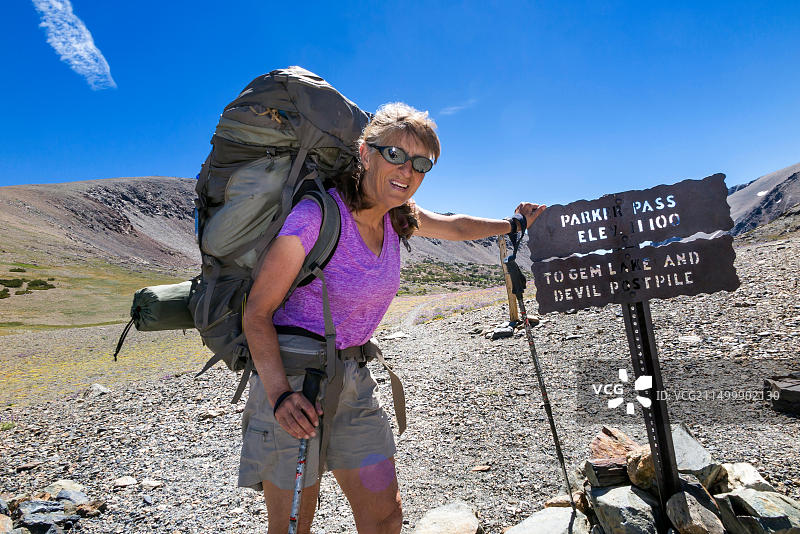 加州优胜美地国家公园帕克通道维姬泉图片素材