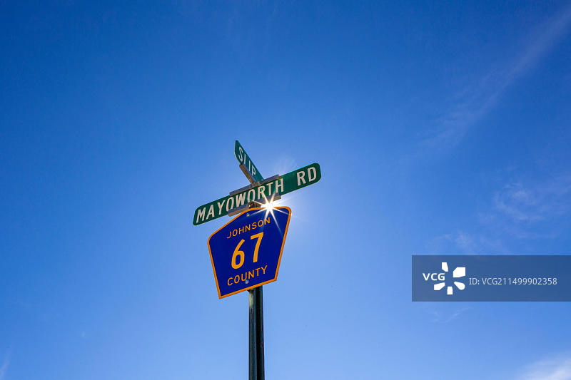 怀俄明州约翰逊县梅沃思路67号图片素材