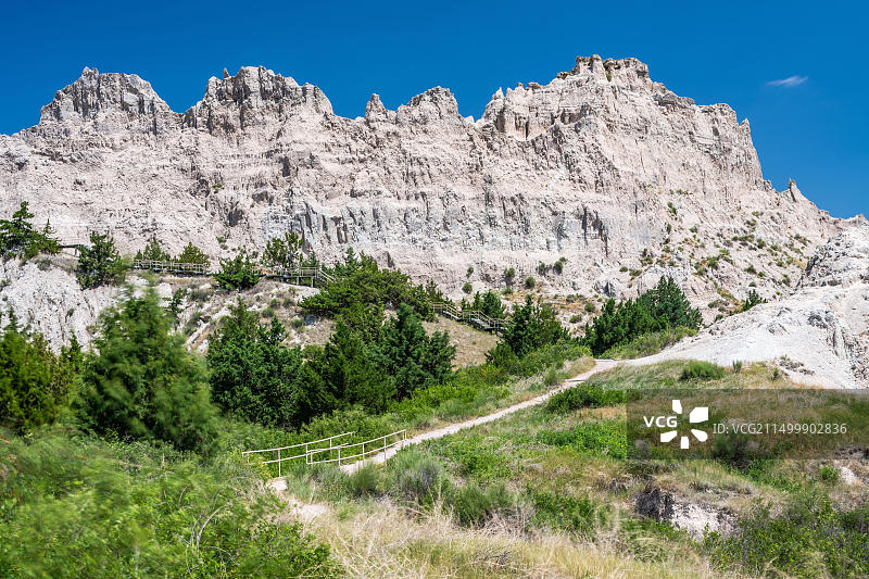 白天恶地国家公园的风景图片素材