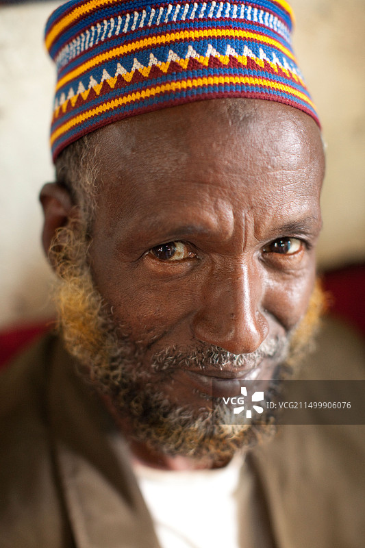 埃塞俄比亚哈拉尔的男人肖像图片素材