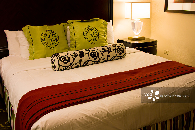 芝加哥希尔顿帕默大厦酒店内的房间图片素材