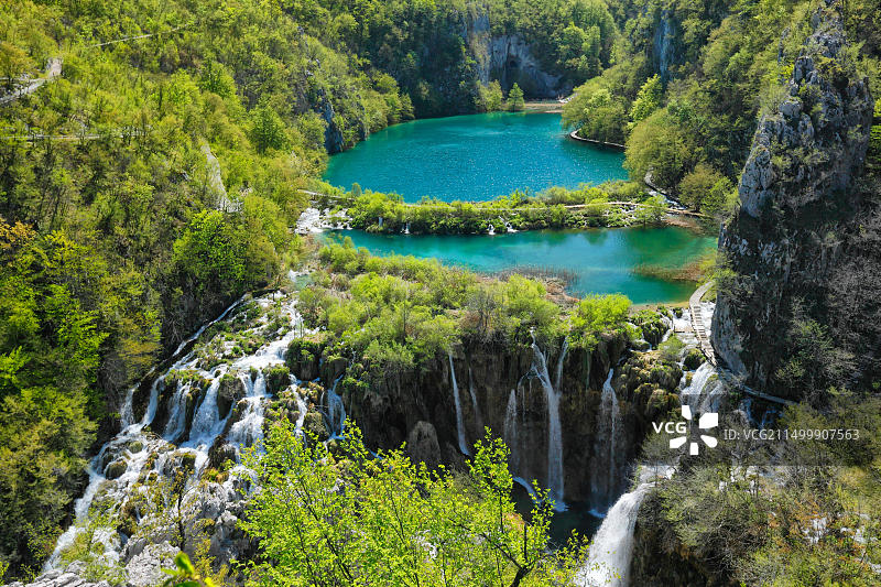 克罗地亚普利特维采湖群国家公园图片素材
