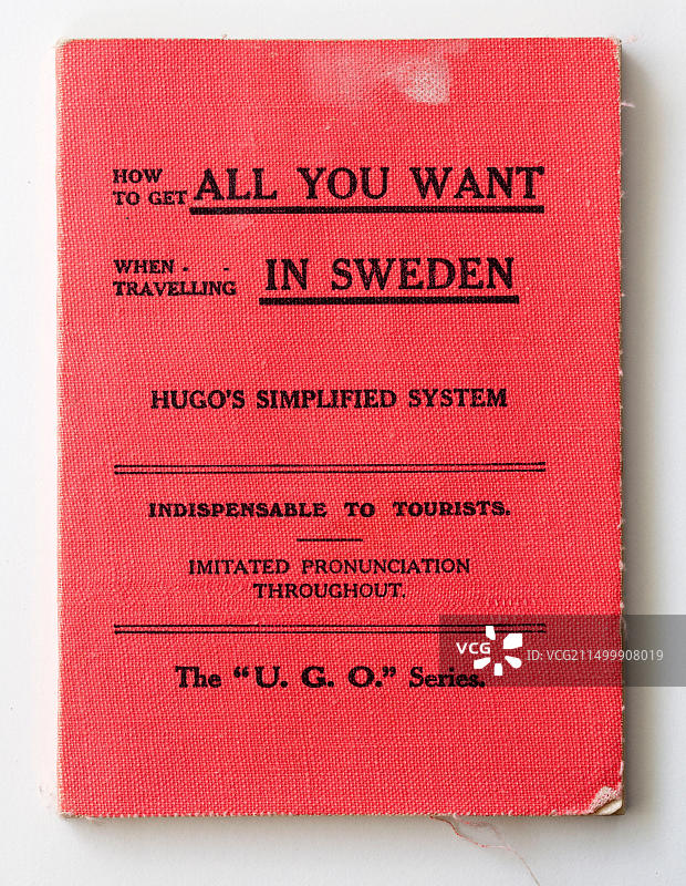 《你在瑞典想要的一切》复古语言旅行指南图片素材