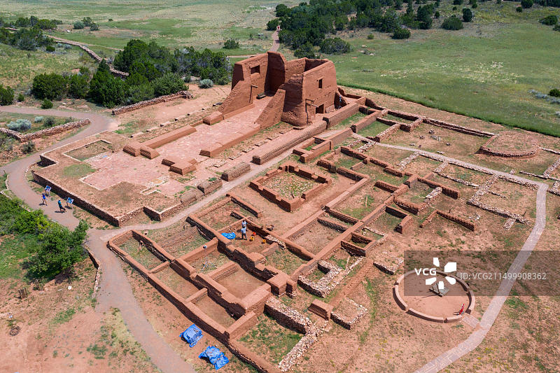佩科斯国家历史公园，佩科斯，新墨西哥州，美国图片素材