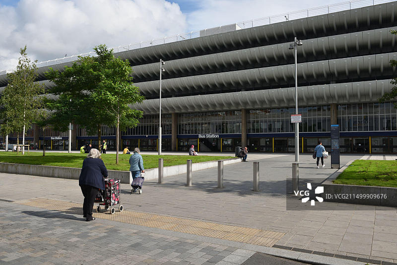 普雷斯顿巴士站，兰开夏郡普雷斯顿市图片素材