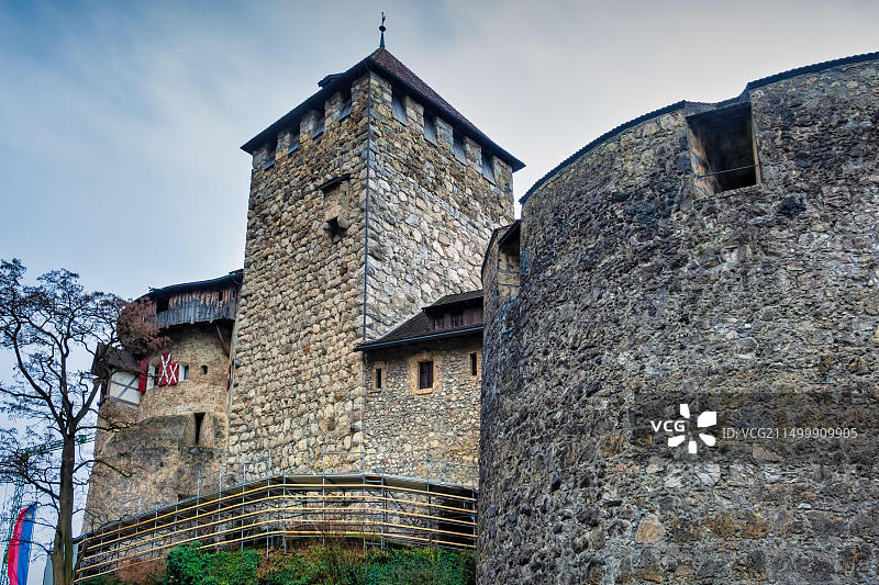 列支敦士登瓦杜兹城堡图片素材